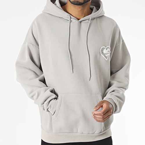 Sweat Capuche M22647 Gris Clair