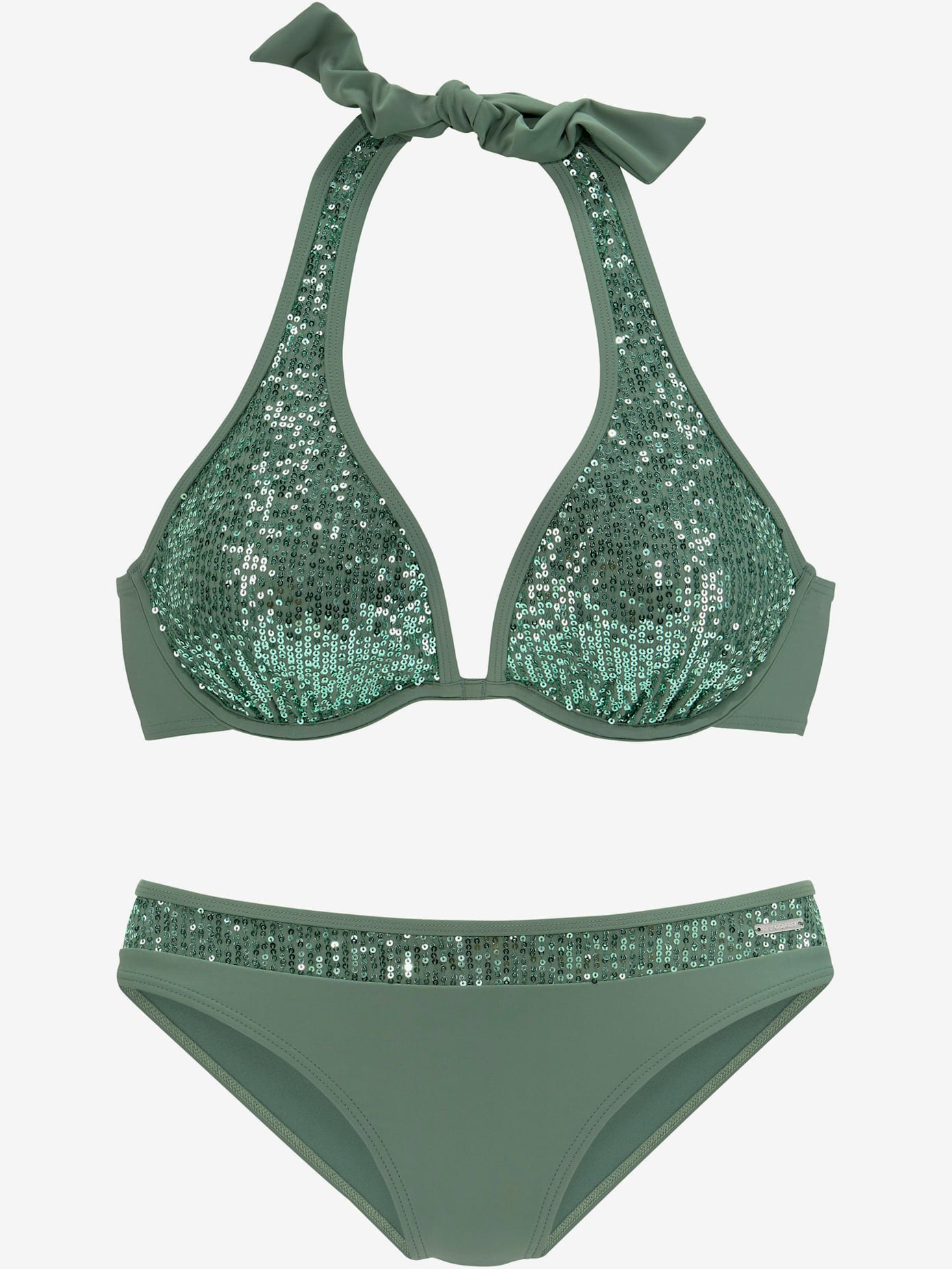 Maillot de bain à armatures paillettes pour un look brillant
