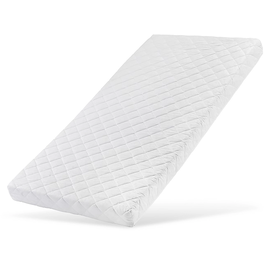 Kids Collective Babymatratze 70x140 cm mit waschbarem Bezug weiß mit Spannbettlaken