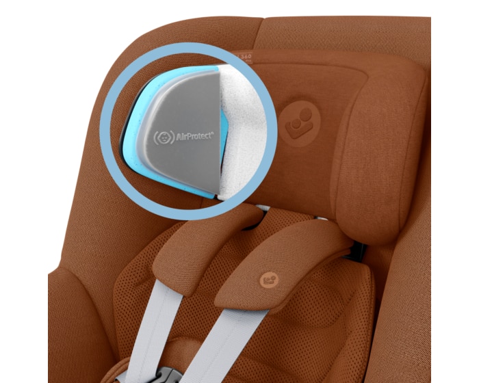 Pearl 360 Pro 3M - 4 Y  61 - 105 cm  0 - 17 kg    Innovative SlideTech®-Technologie |    Optimale Schlafpositionen |    Easy-in-Gurt |    G-CELL Seitenaufprallschutz |    FlexiSpin-Drehung mit nur einer Hand |