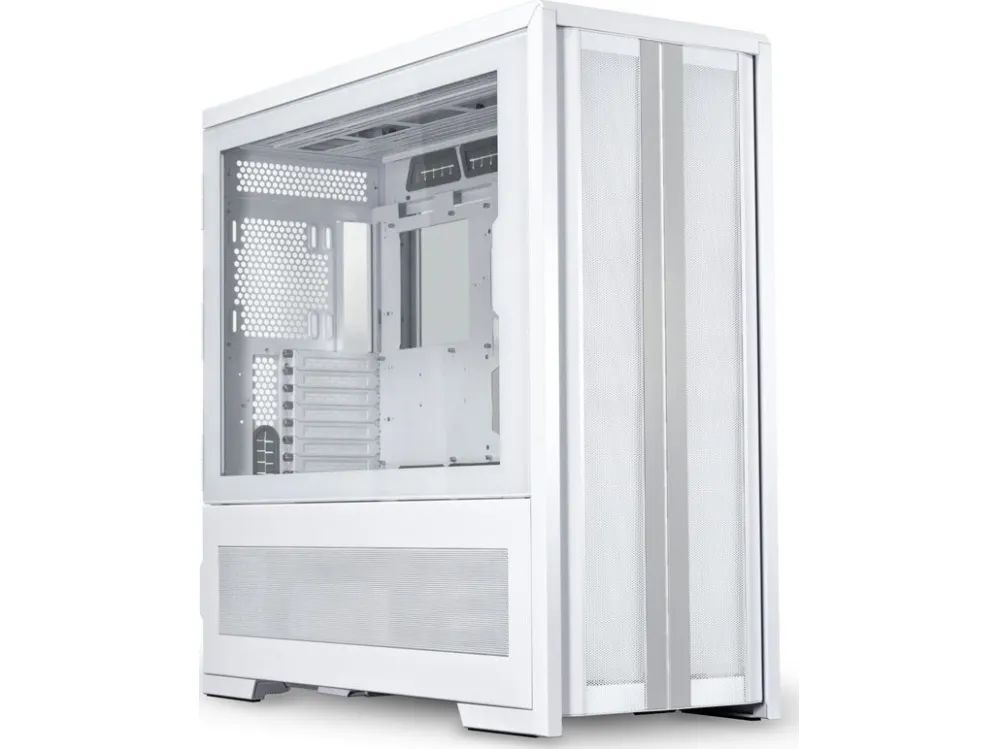 Lian Li V3000PW, Full Tower, PC, Hvid, ATX, EATX, EEB, micro ATX, Micro-ITX, Aluminium, Stål, Hærdet glas, 19,8 cm