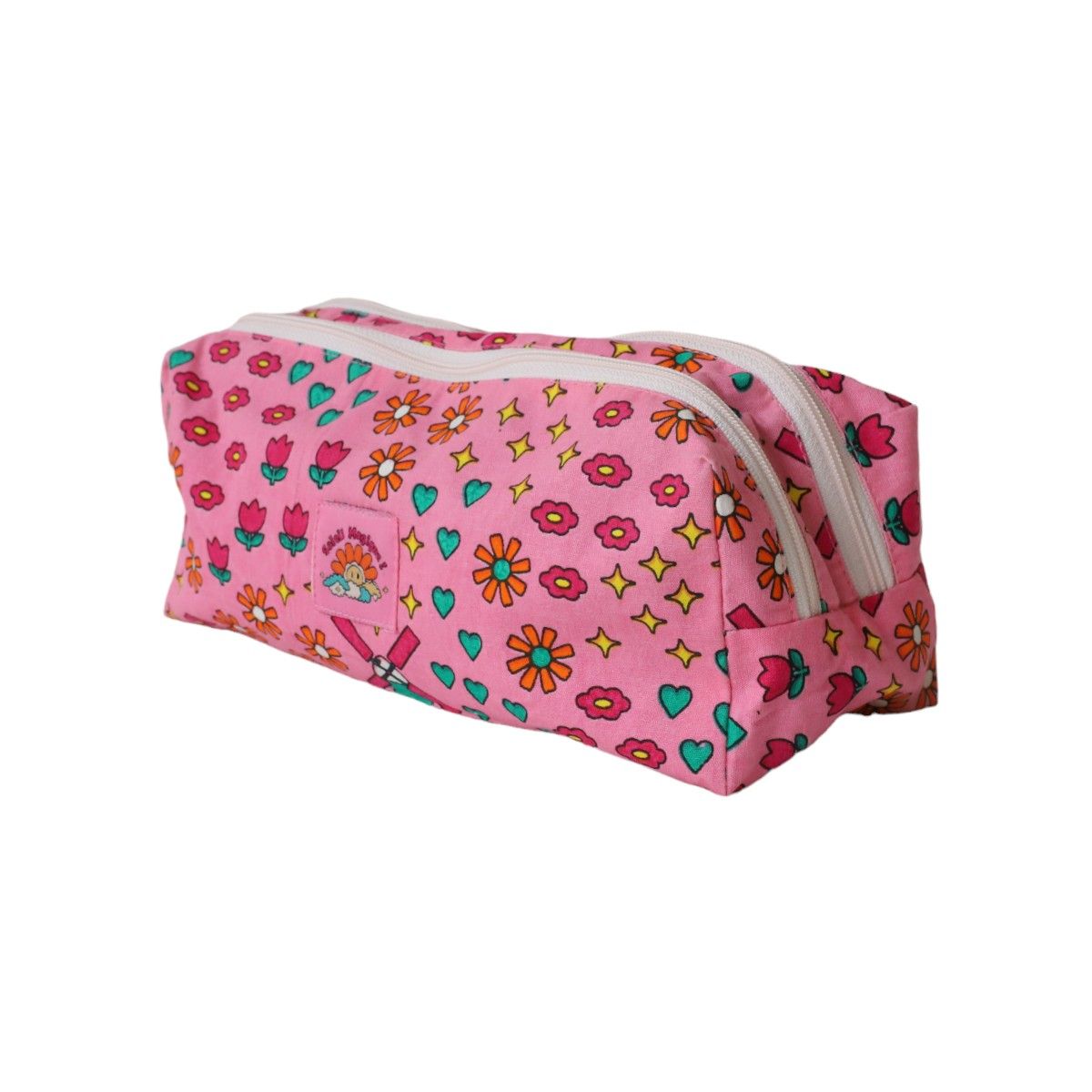 Trousse double zip Tulipes - Zou Bisou Bisou ! Le petit Souk