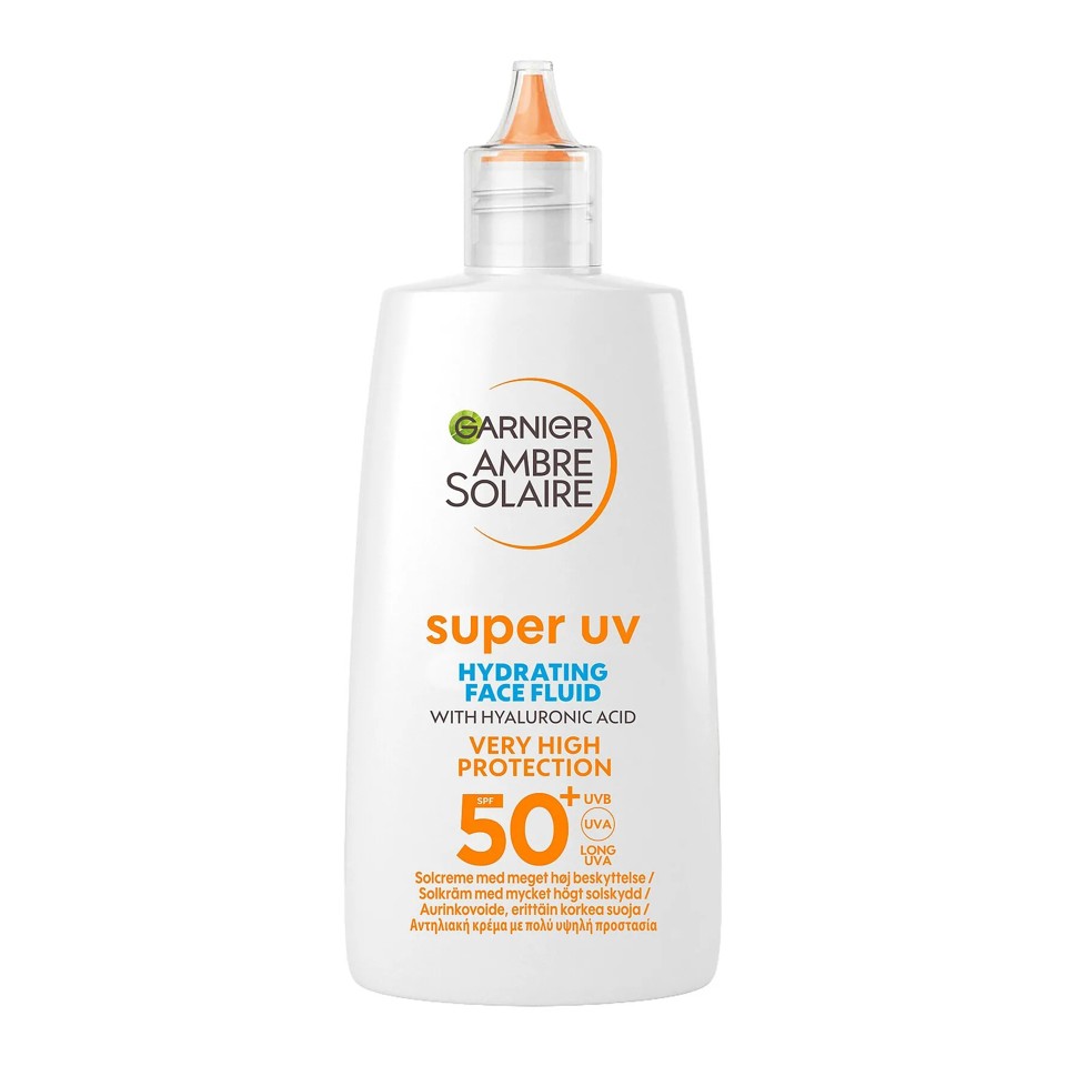 Ambre Solaire Super UV Hydrating Face Fluid SPF 50+ 40 ml - Solcreme