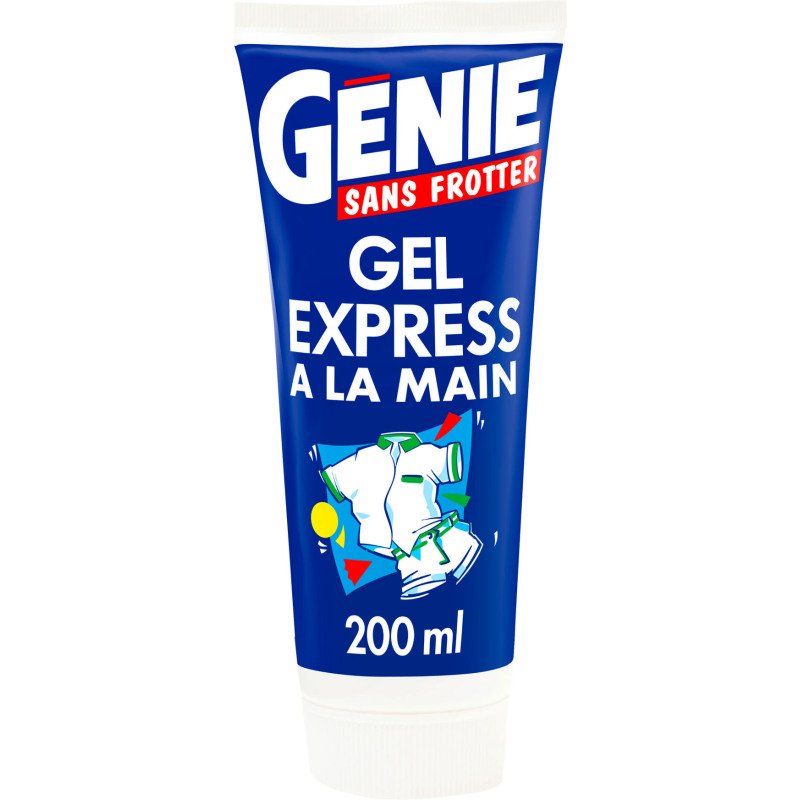 Flacon lessive gel à la main Génie Sans Frotter - Tube de 200 ml