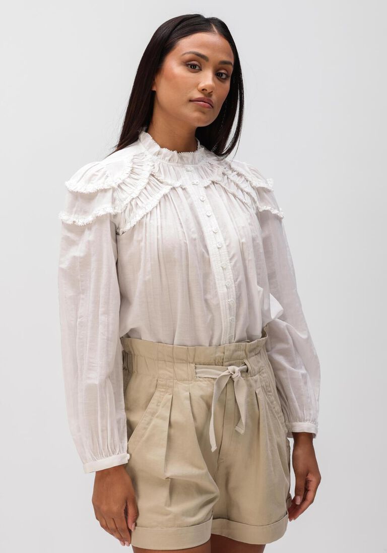 gebroken wit isabel marant blouses christa-gz