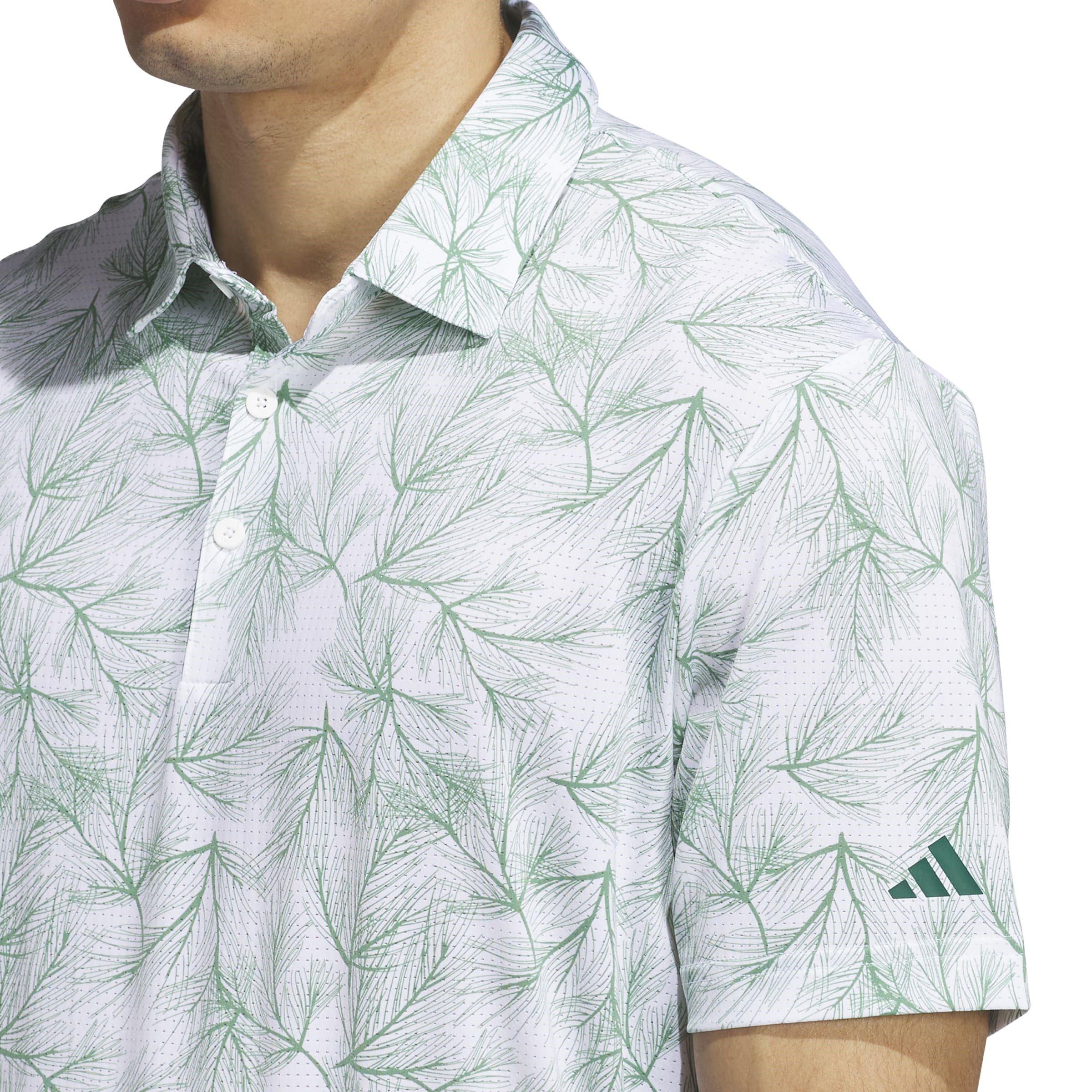 adidas Ultimate 365 Mesh Print Polo Shirt Mens
