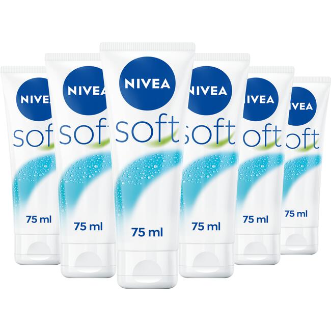 NIVEA Soft Bodycrème 75 ML 6 stuks