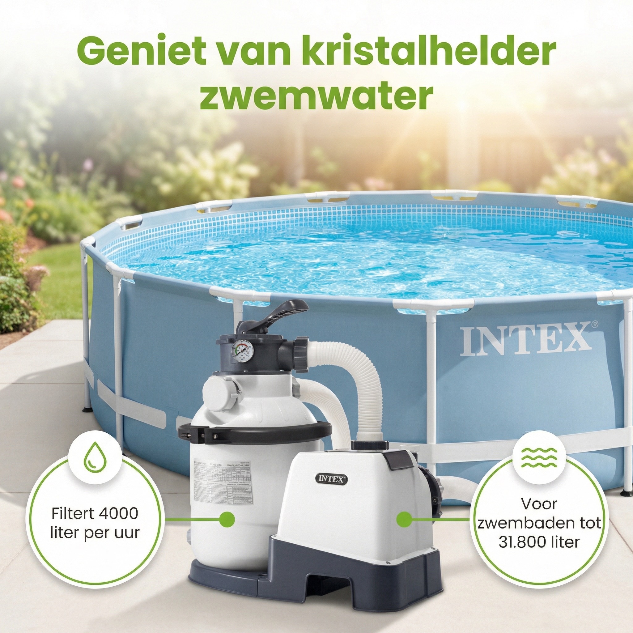 Intex SX1500 4000 l/u zandfilterpomp