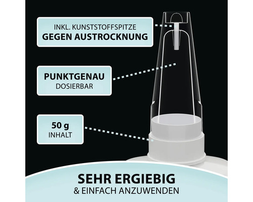 ARKA Kraftprotz Superlijm voor glas, dik, 50 g