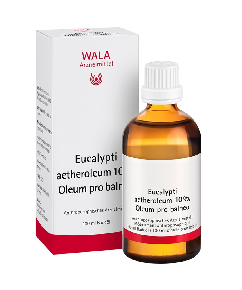 WALA Eucalypti aetheroleum 10 %<br>100 ml, Öl, Oleum pro balneo