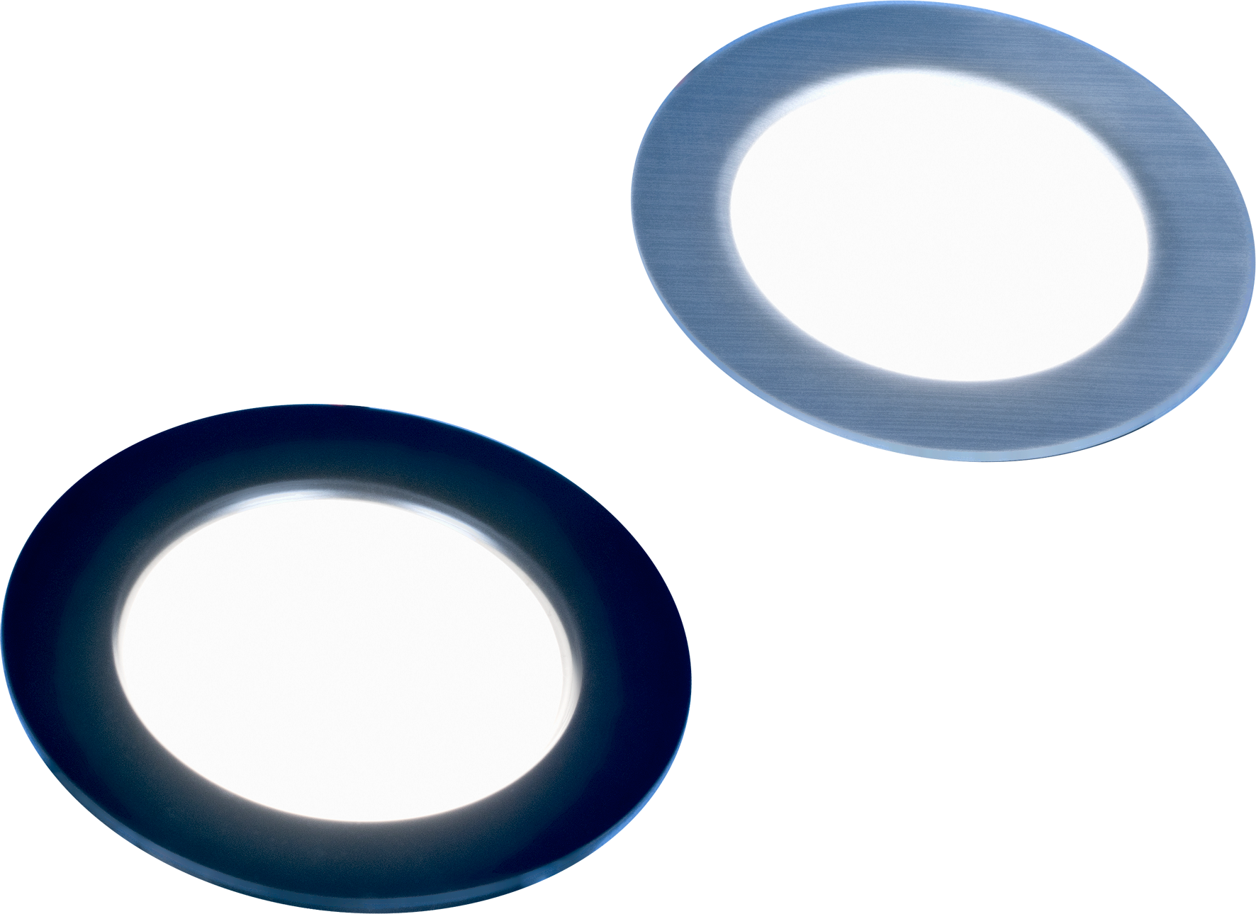 Frilight Vega 48 9SMD-Karte, Opalglas schwarz