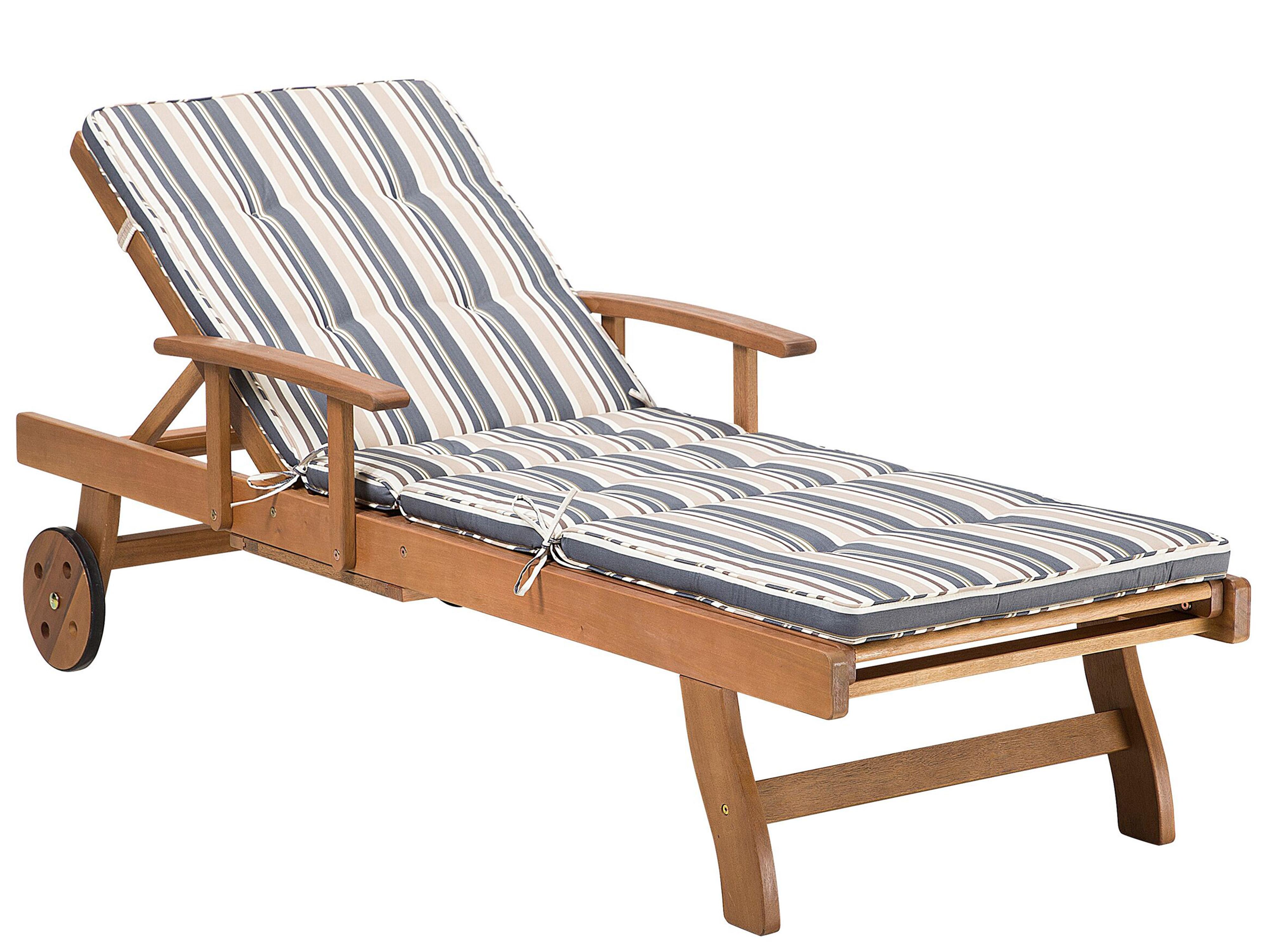 Kussen voor ligstoel TOSCANA 188 x 59 cm Blauw