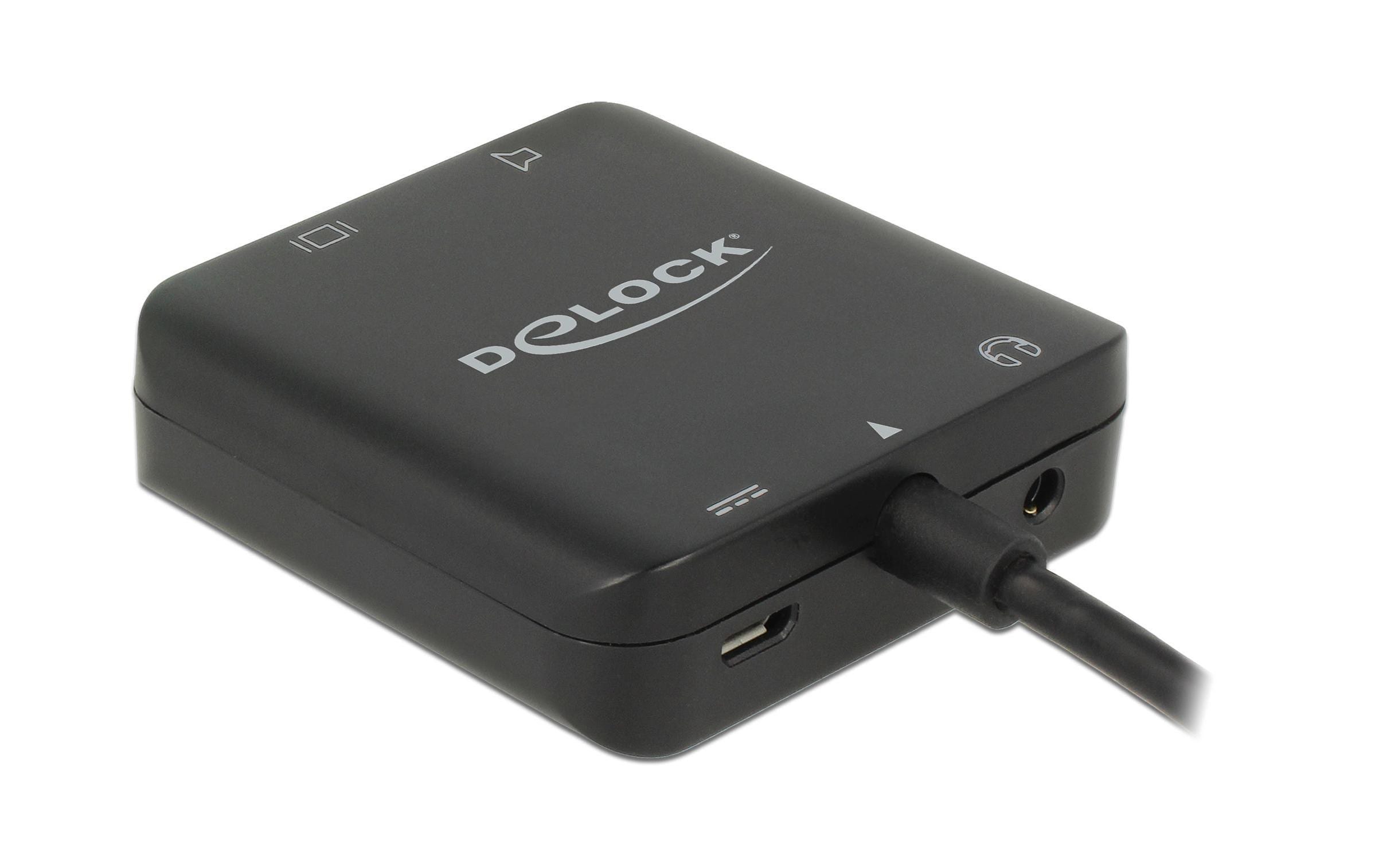 Audio Extraktor HDMI 5.1 4K, 60HzDelock HDMI Audio Extractor 4K 60 Hz kompakt