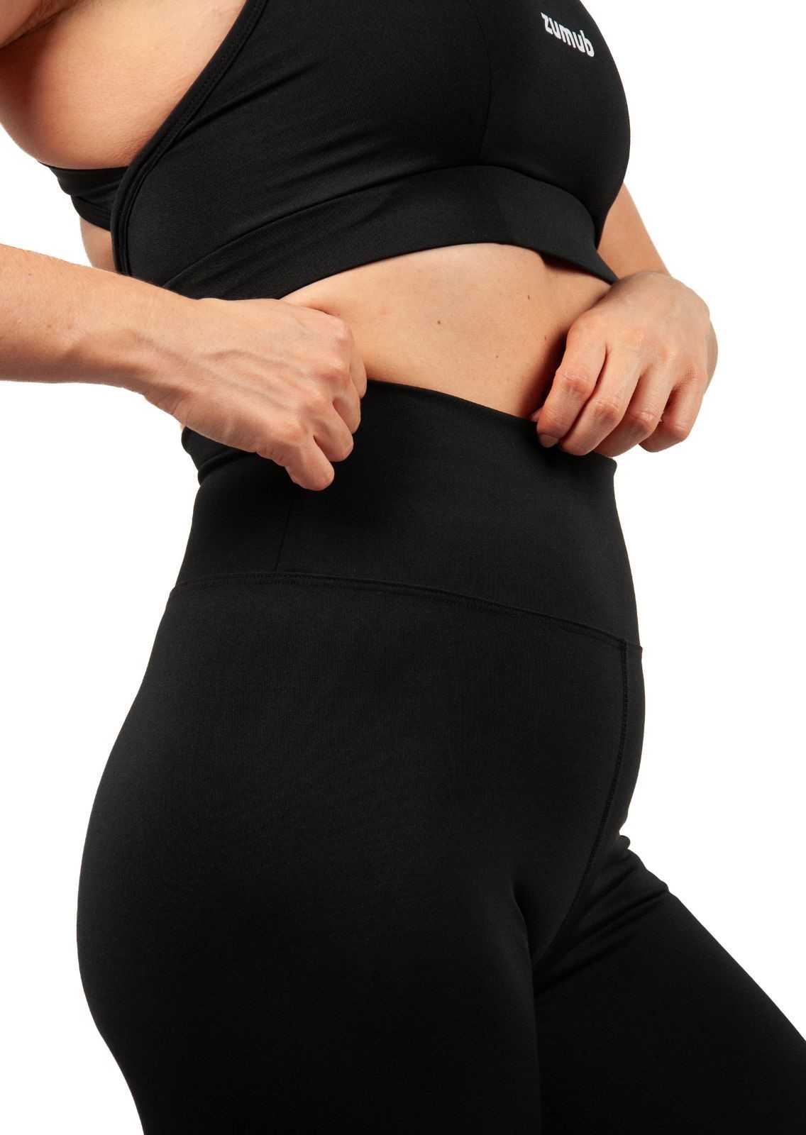 Leggings Zumba Tribe Essentials Push-Up na cor preta