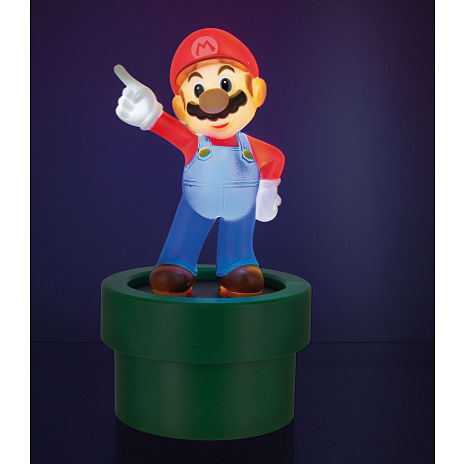 Super Mario lampe - grøn, blå og rød