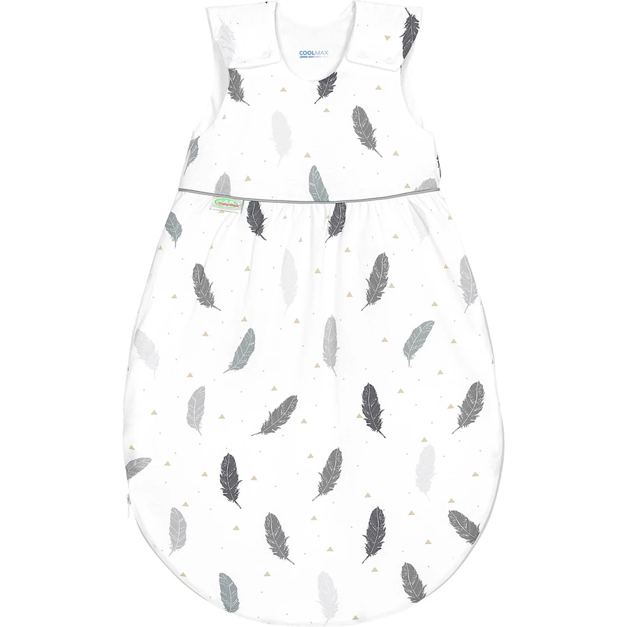 odenwälder Jerseyschlafsack Timmi cool feather grey 70 cm - 110 cm