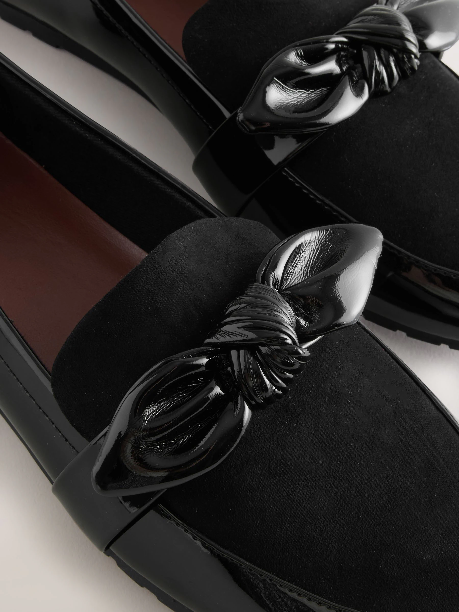 Zwart - Forever Comfort® Bow Round Toe Loafers