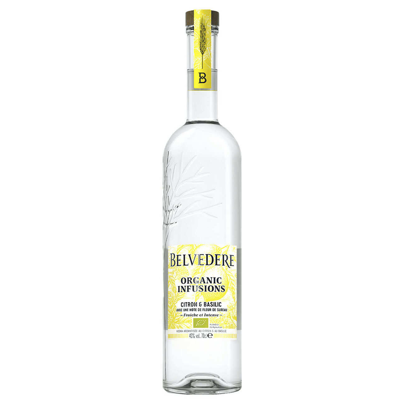 Vodka Belvedere Infusion citron et basilic bio