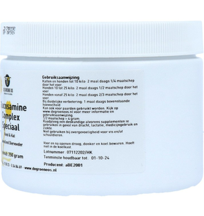 De Groene Os Glucosamine Complex Speciaal - Hond & Kat 250GR