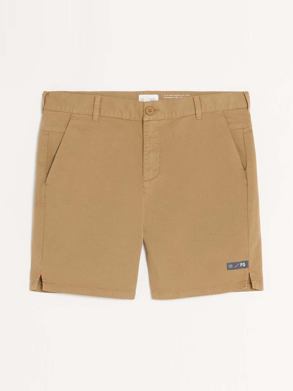 Short Homme Coton Biologique Beige
