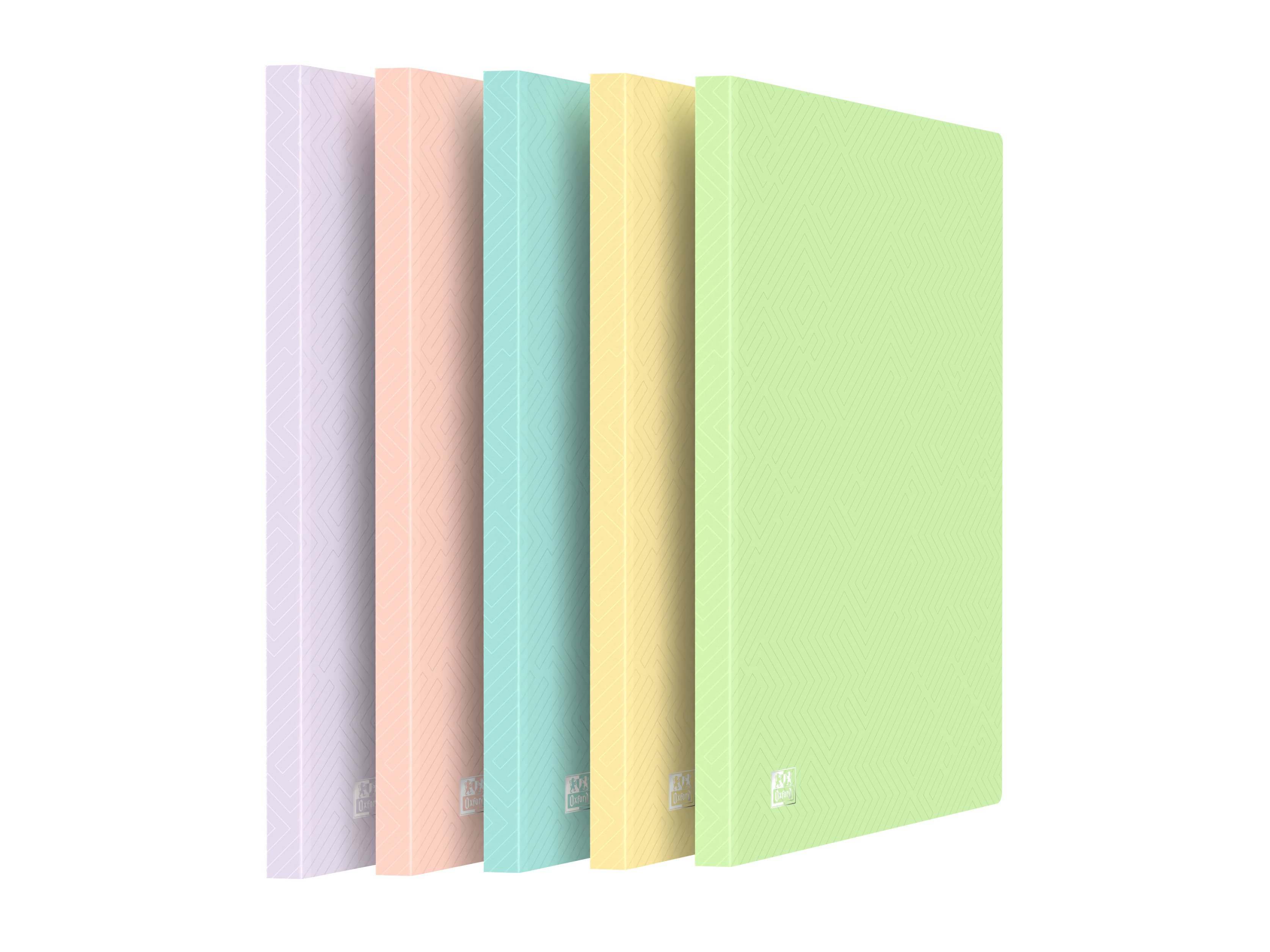 PORTFÓLIO A4 URBAN OXFORD 20 BOLSAS PASTEL CORES SORTIDAS