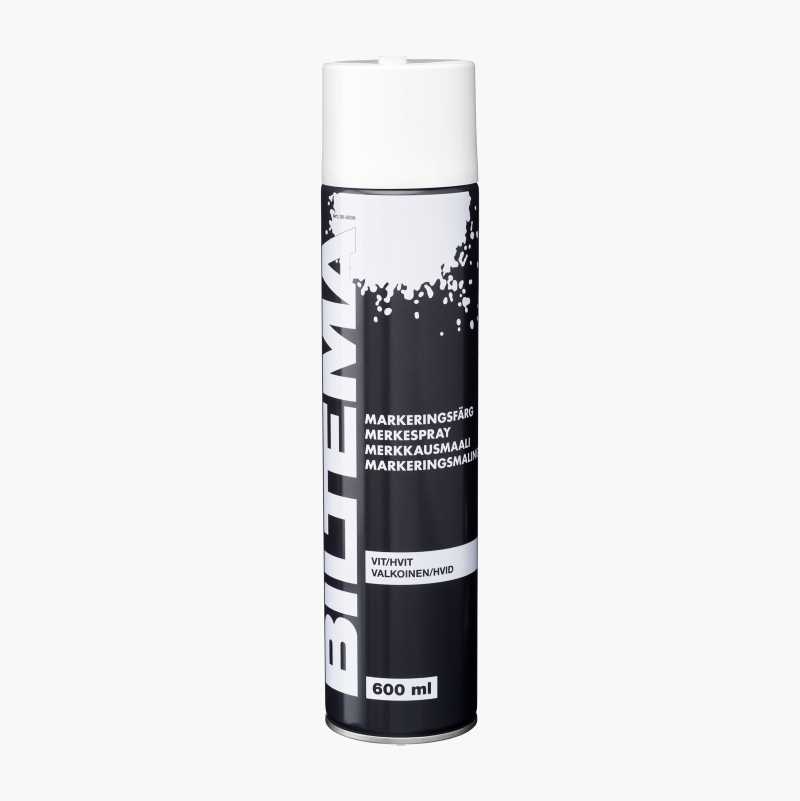 Merkespray, hvit, 600 ml