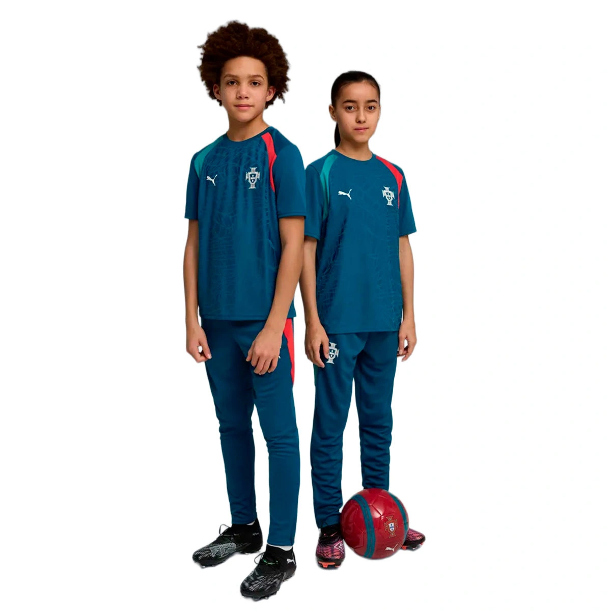 Camisola Puma Portugal Training Mundial 2026 Criança