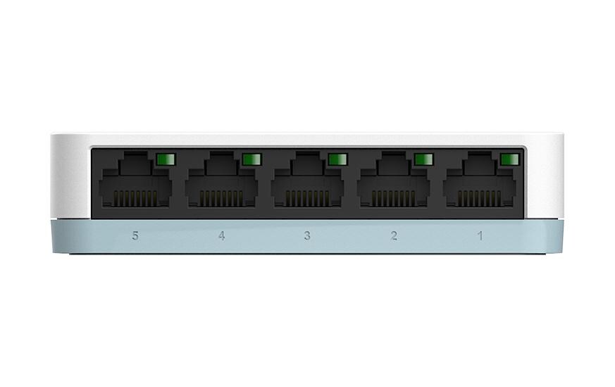 Switch DGS-1005D 5 Port5‑Port Layer2 Gigabit Switch für Hochgeschwindigkeits-Gigabit-Konnektivität mit intelligenten, energieeffizienten Funktionen