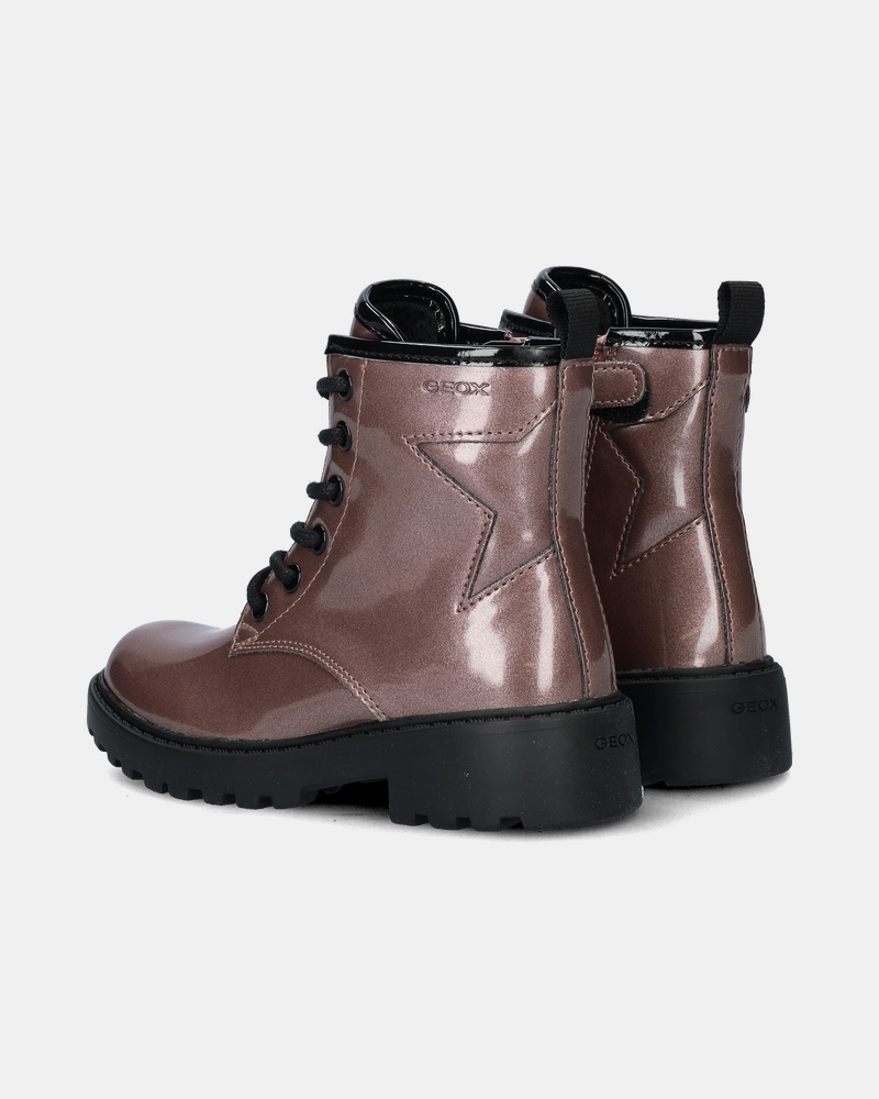 Geox J Casey Veterboots  - roze