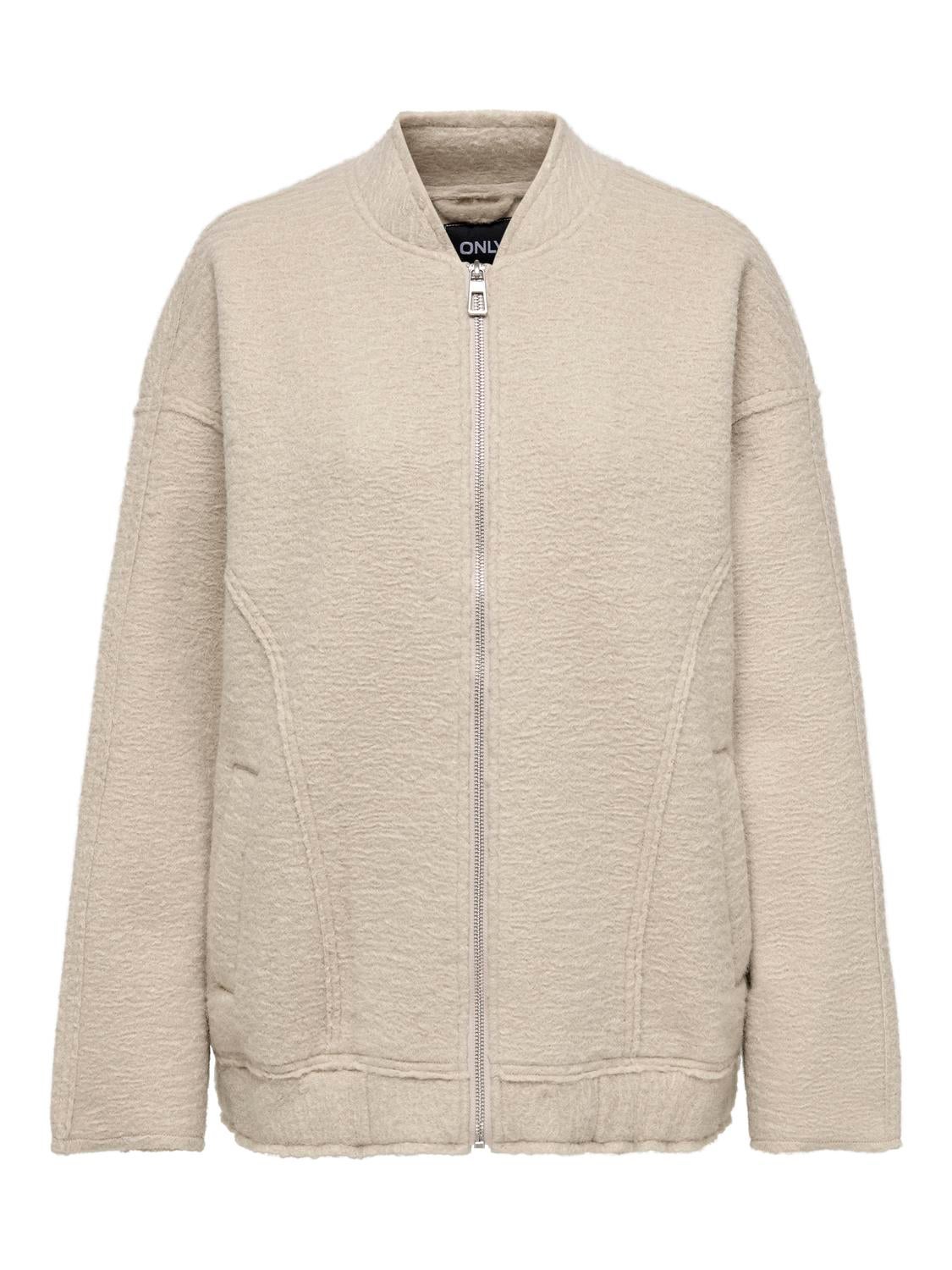 ONLSANNE Teddyfell Jacke Pumice Stone