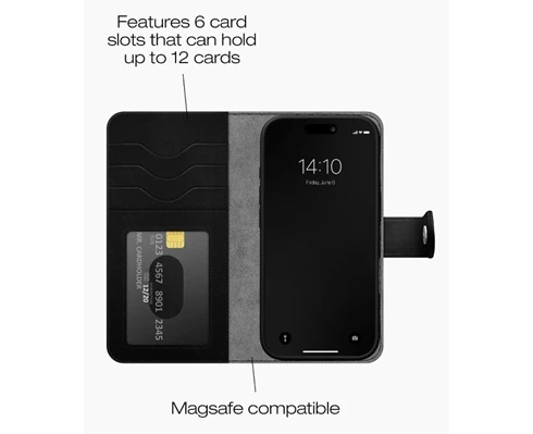 IDEAL OF SWEDEN Magnet Wallet  MagSafe iPhone 16 Black