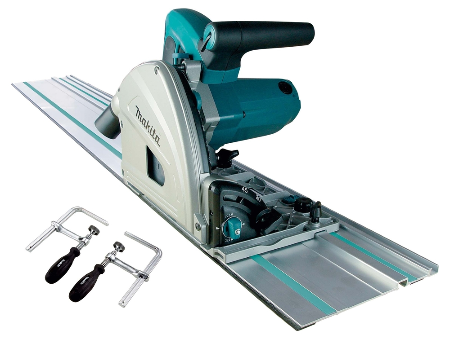 Makita SP6000JSP1 Invalzaag incl. geleiderail en klemmen in Mbox - 1300W - 165mm