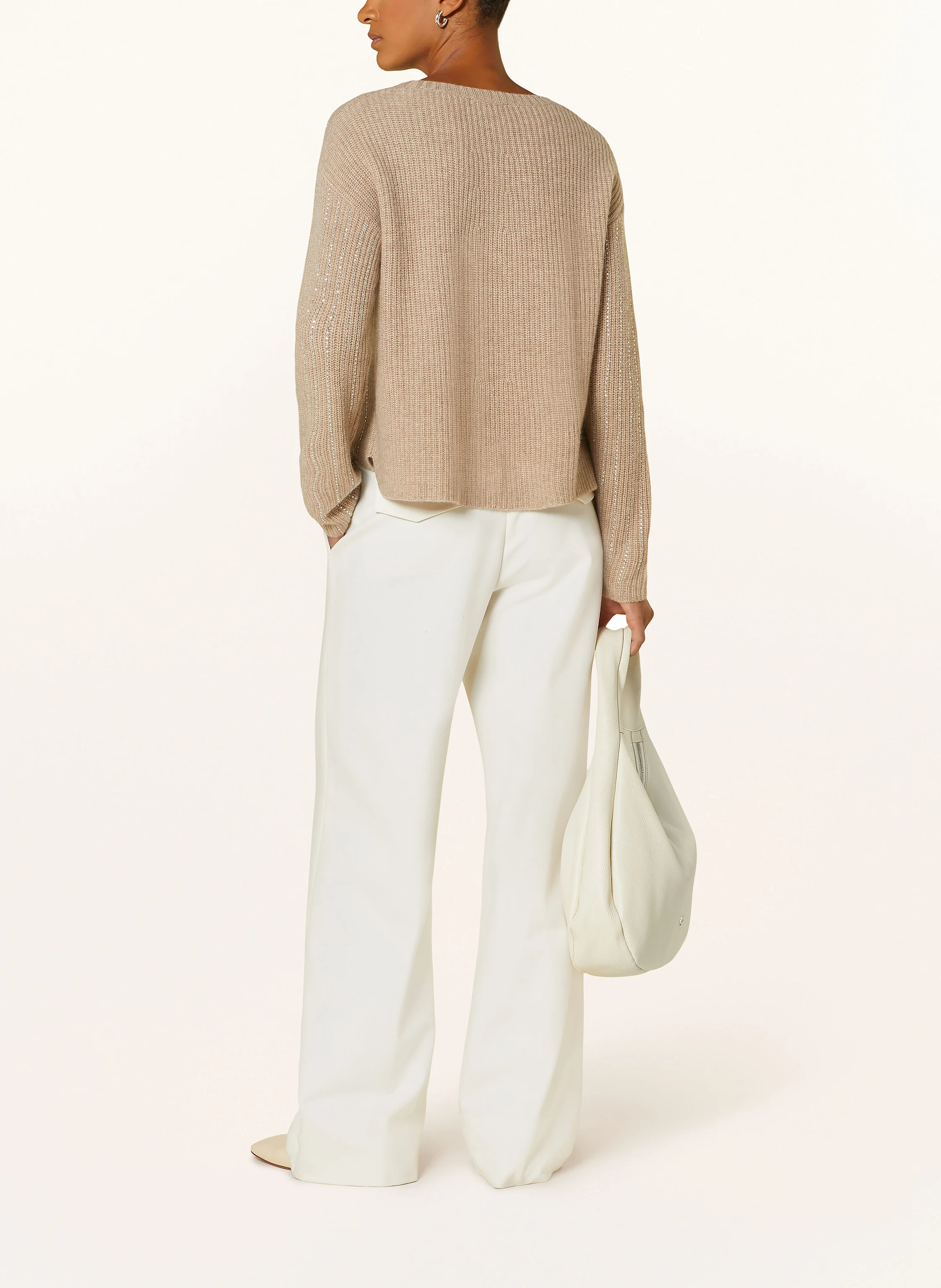 Princess GOES HOLLYWOOD Pullover mit Cashmere und Schmucksteinen