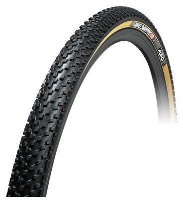 Pneu Gravel Tufo Swampero 700 mm Tubeless Ready Souple Puncture Proof Ply Flancs Beiges