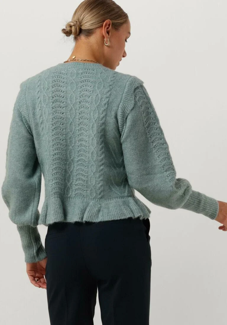 Y.A.S. blauwe y.a.s. trui yastumali ls knit pullover s.