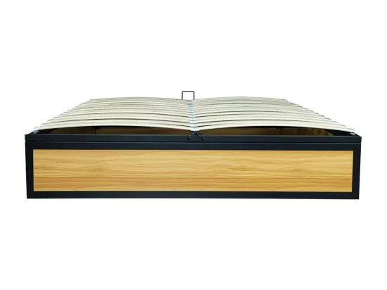 Lit coffre industriel 140 x 190 cm JERSEY