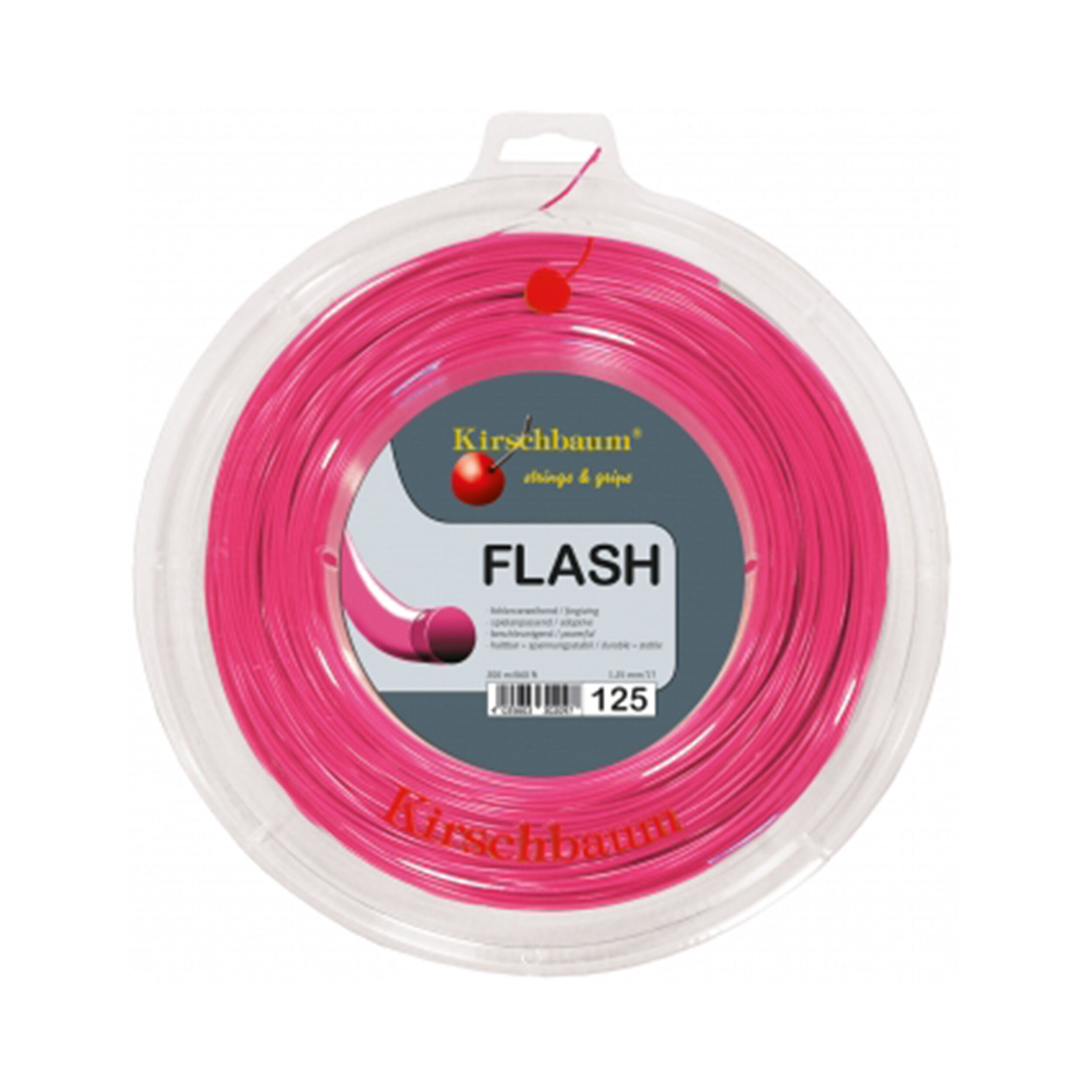 Kirschbaum Flash Bobine Cordage 200m - Pink