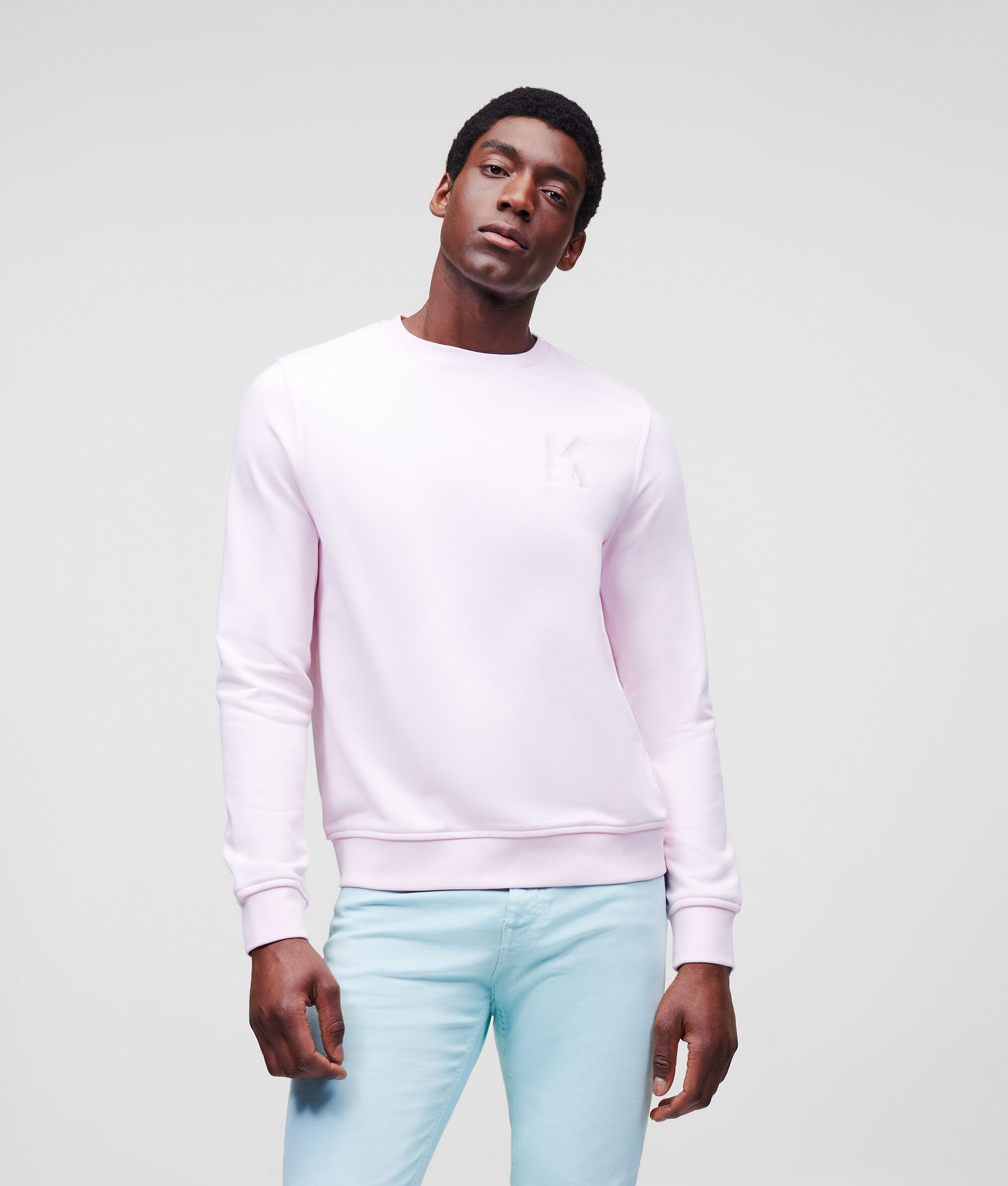 Sweat-shirt avec logo brodé