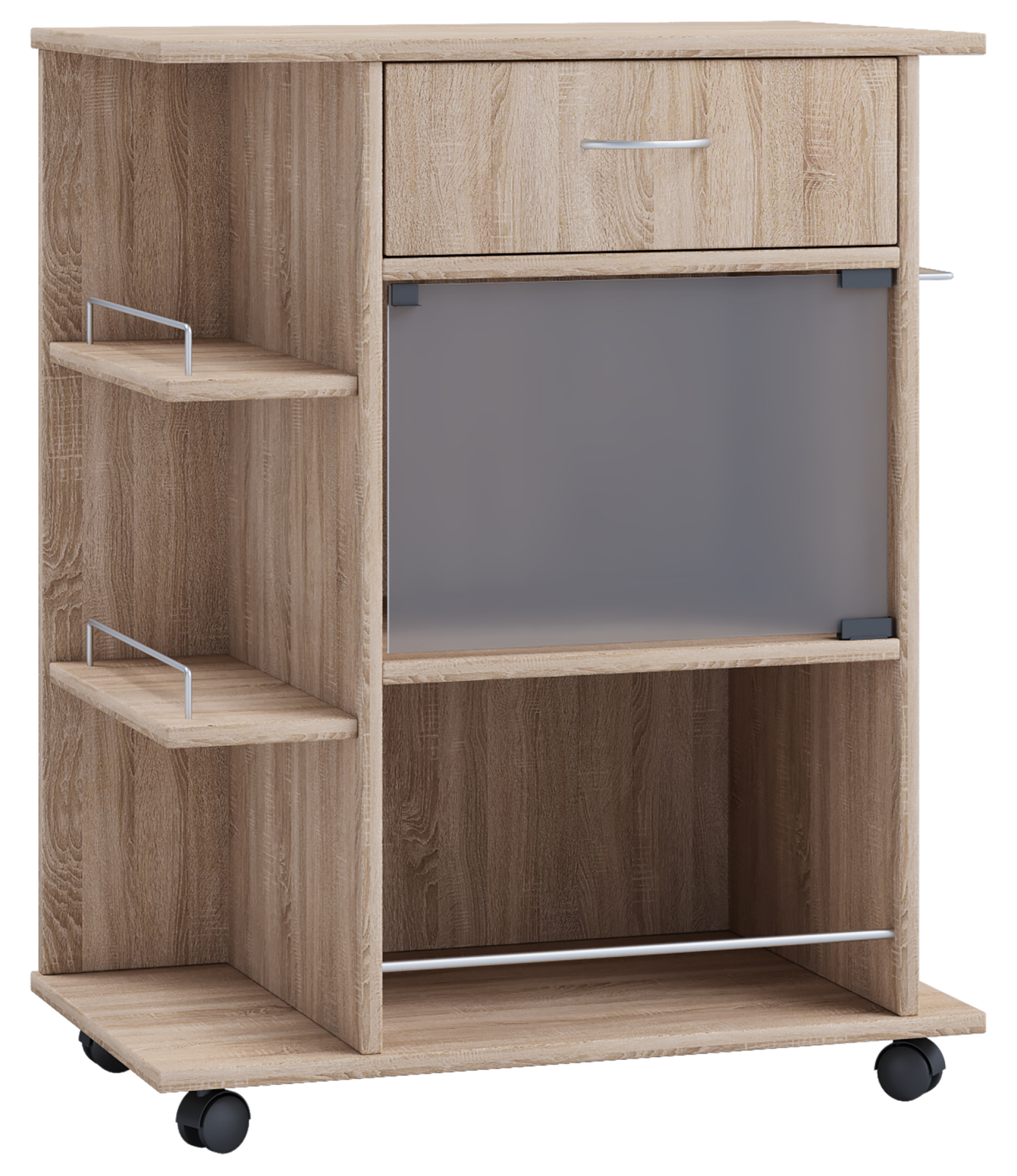 Küchenrollwagen POCIS - Sonoma Eiche - 65 cm