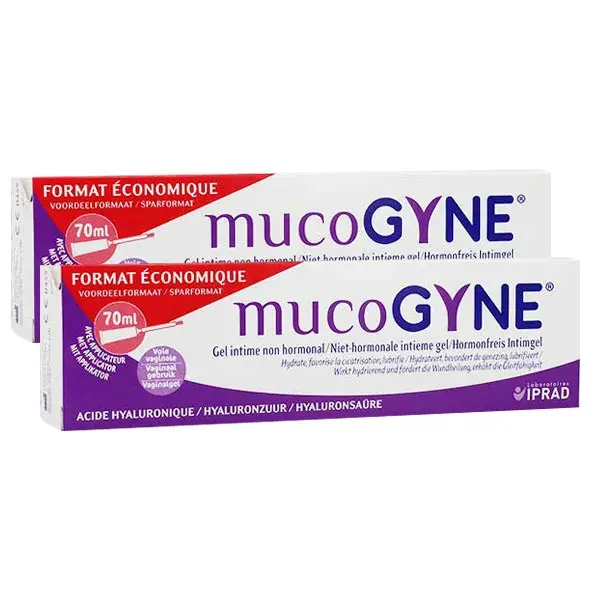 Mucogyne Gel Íntimo Não Hormonal 70ml - Pacote com 2 unidades