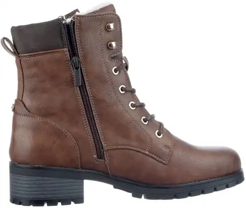 1435-603 Mustang cognac - maat 45 veterboot cognac - maat 45 Calandschoen