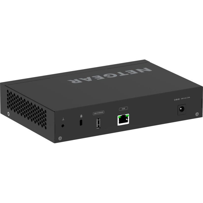 NETGEAR GSM4210PD-100EUS commutateur réseau Géré L2/L3 Gigabit Ethernet (10/100/1000) Connexion Ethernet, supportant l'alimentation via ce port (PoE) Noir