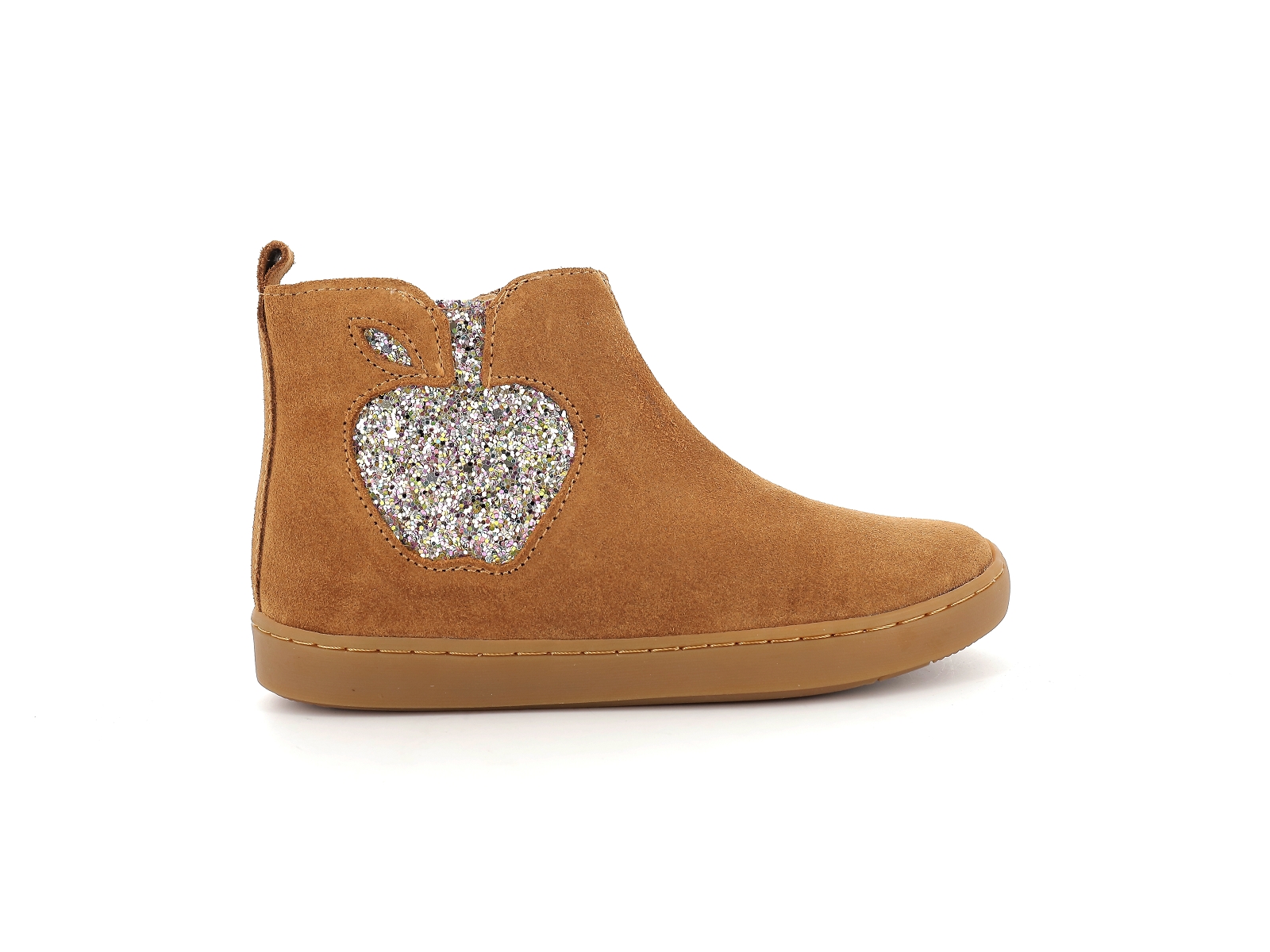 Shoopom-PLAY APPLE Nubuck Camel