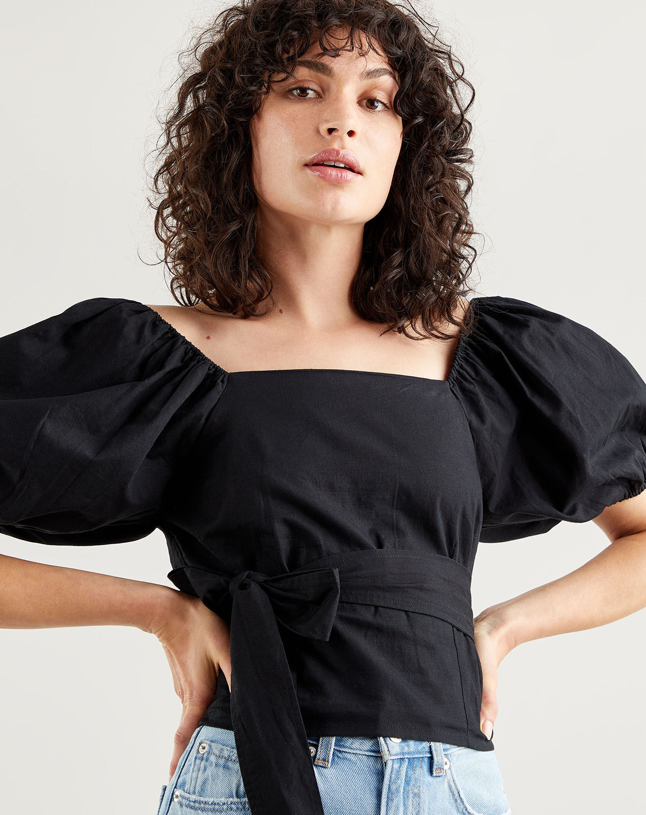 Levi's® Blouse en Coton Vera Caviar noire