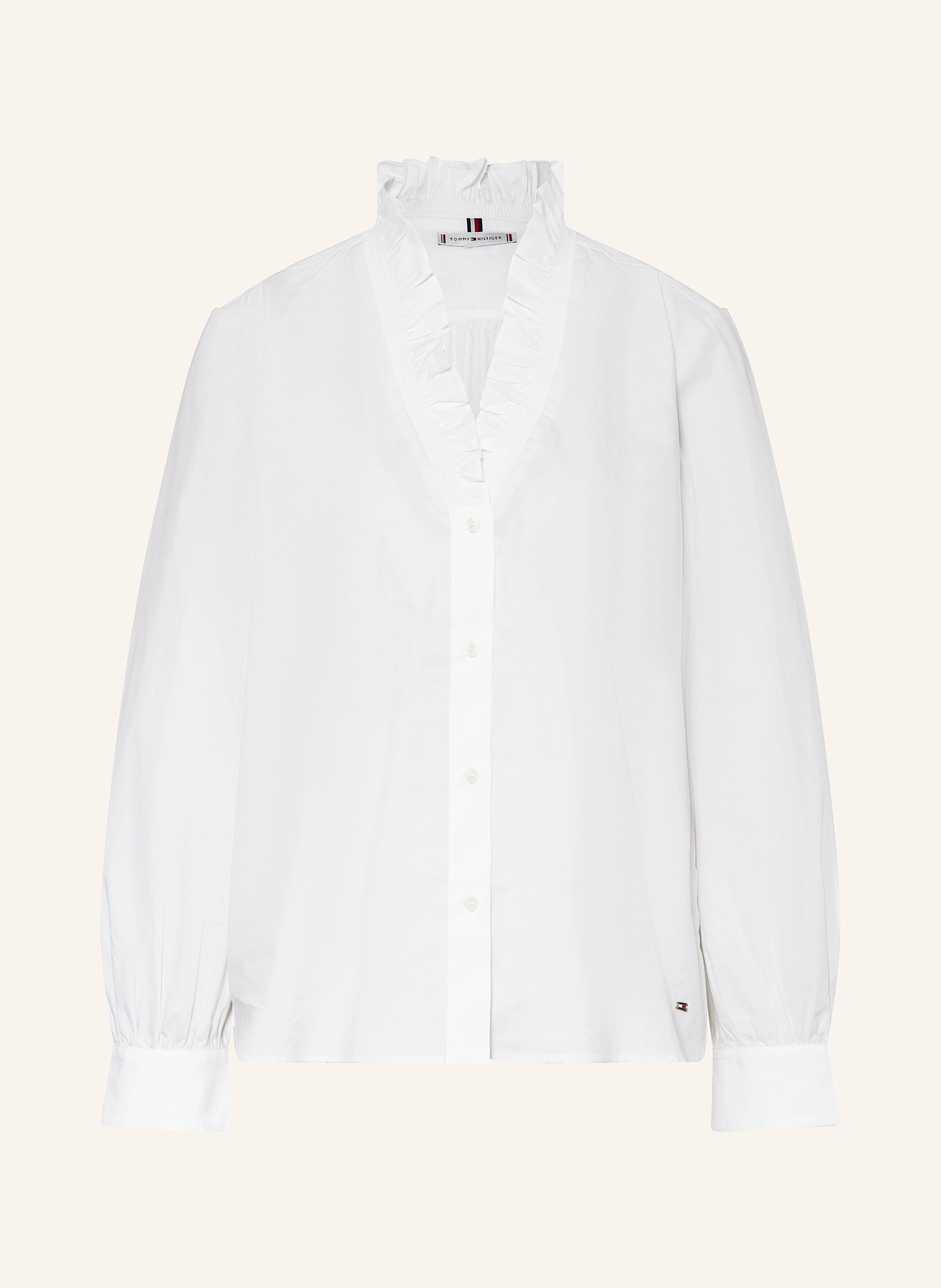 TOMMY HILFIGER Bluse mit Rüschen