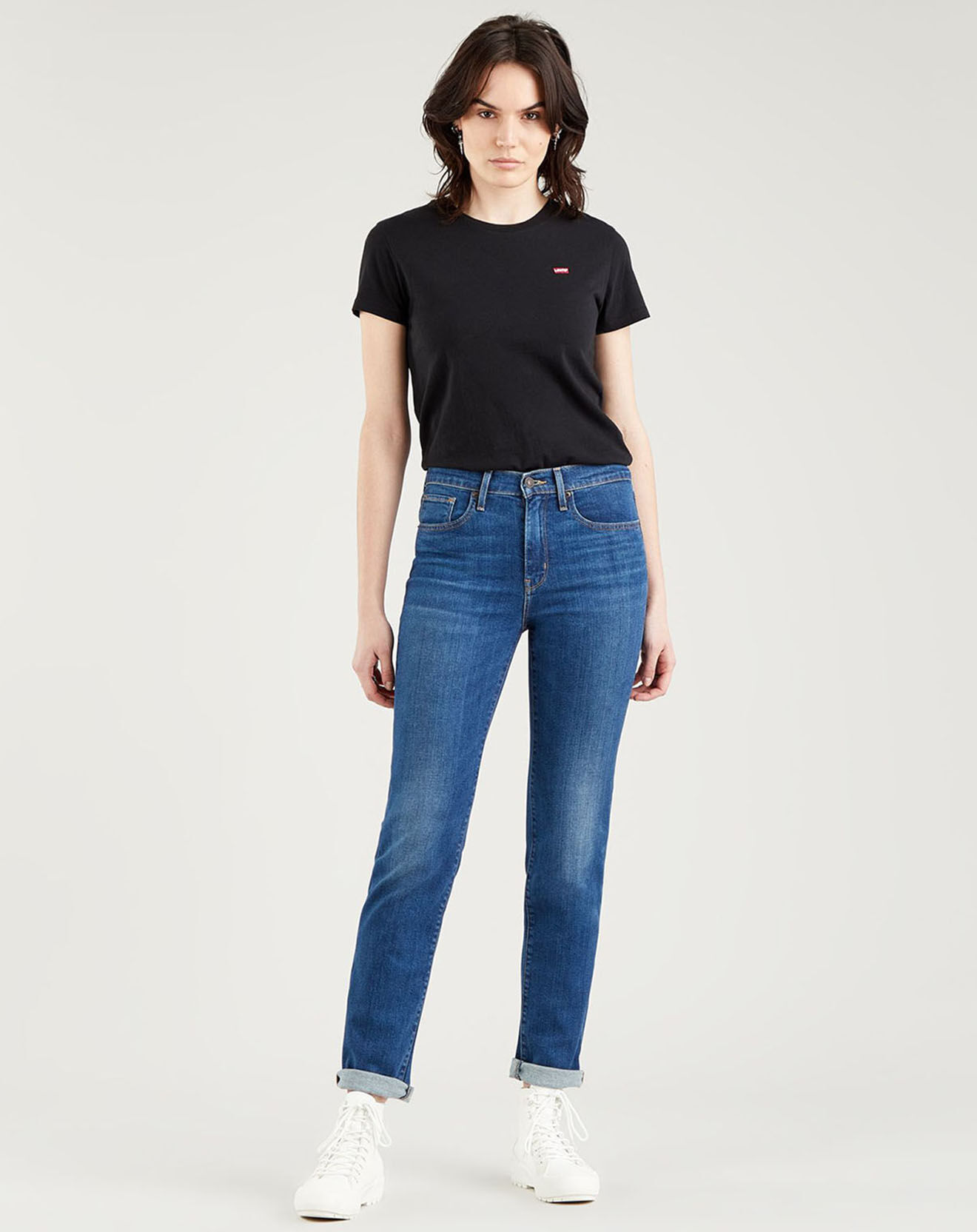 Levi's® Jean 724 High Rise Slim bleu moyen