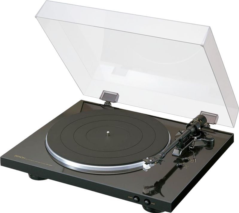 Denon - DP-300F Platenspeler - Zwart - Aluminium
