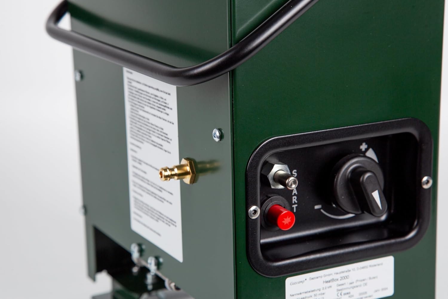 Heatbox 2000 grün 30 mbar Zeltheizung Campingheizung Anglerheizung Jadgheizung