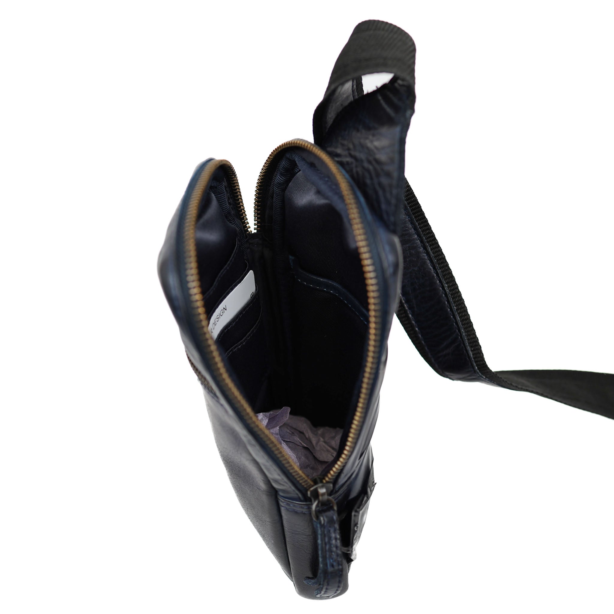 Klein crossbody tasje 'Nikki' donkerblauw Donkerblauw