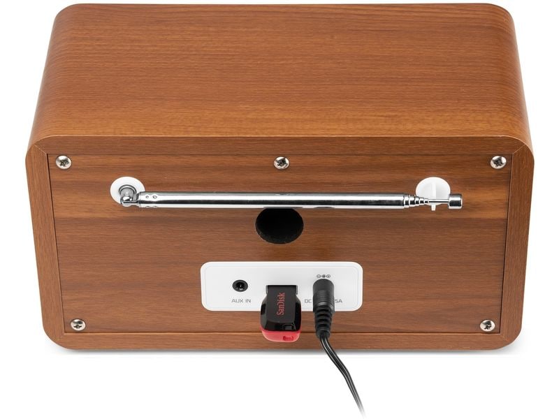 Audizio DAB  Radio Avio Weiss DAB  Radio mit Bluetooth